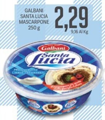 Supermercati Piccolo GALBANI SANTA LUCIA MASCARPONE 250 g offerta