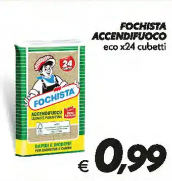 Fochista Accendifuoco eco x24 cubetti