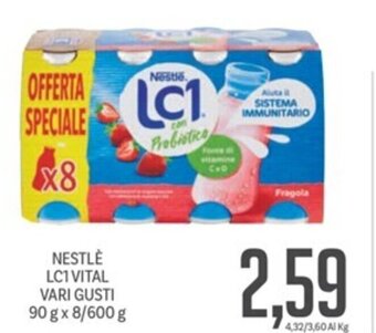 Supermercati Piccolo NESTLÈ LC1 VITAL VARI GUSTI 90 g x 8/600 g offerta