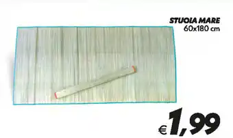 Iper Super Conveniente Stuoia Mare 60x180cm offerta