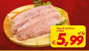 Iper Super Conveniente Fesa di tacchino a fette 450g offerta
