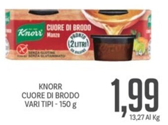 Supermercati Piccolo KNORR CUORE DI BRODO VARI TIPI - 150 g offerta