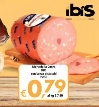 Alter Discount Ibis Mortadekka Cuore con/senza pistacchi l'etto offerta