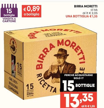 Pam Moretti birra offerta