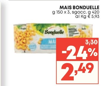 Pam Bonduelle mais offerta
