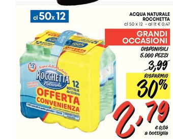 Rocchetta acqua naturale