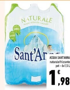 Conad Sant'anna acqua offerta