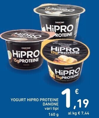 Spazio Conad Danone yogurt hipro proteine offerta