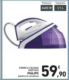 Philips ferro a caldaia hi591535