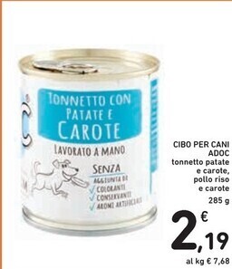 Adoc cibo per cani
