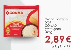 Spazio Conad Conad grana padano dop offerta