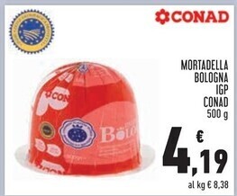 Conad Conad mortadella bologna igp offerta