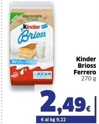 Ok Sigma Ferrero kinder brioss offerta