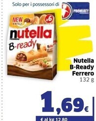 Ok Sigma Ferrero nutella b-ready offerta