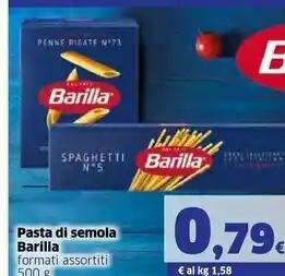 Ok Sigma Barilla pasta offerta