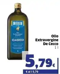 Ok Sigma De cecco olio extravergine di oliva offerta