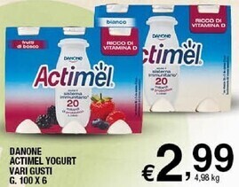 Sigma Danone actimel yogurt offerta