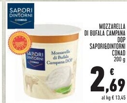 Conad Conad mozzarella di bufala campana dop sapori&dintorni offerta