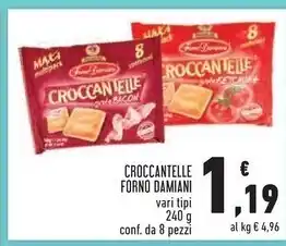 Conad Forno damiani crocantelle offerta