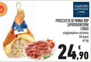 Conad Conad prosciutto di parma dop sapori&dintorni offerta