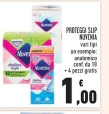 Conad Nuvenia proteggi slip offerta