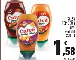Conad Calvè salsa top down offerta