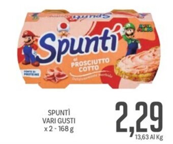 SPUNTI VARI GUSTI x 2-168 g