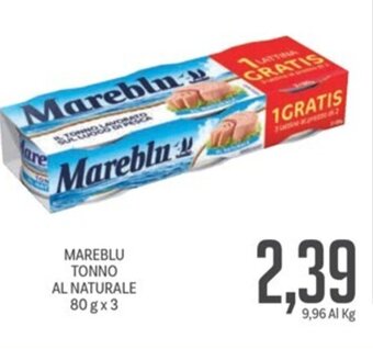 MAREBLU TONNO AL NATURALE 80 g x 3