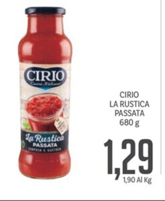 CIRIO LA RUSTICA PASSATA 680 g