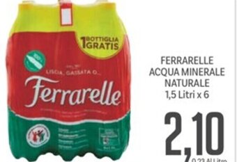FERRARELLE ACQUA MINERALE NATURALE 1,5 Litri x 6