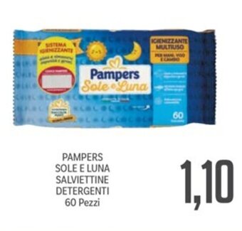 Supermercati Piccolo PAMPERS SOLE E LUNA SALVIETTINE DETERGENTI 60 Pezzi offerta