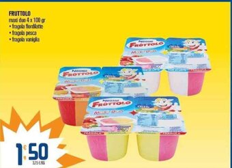 FRUTTOLO maxi duo 4 x 100 gr