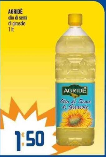 Ottimo Market AGRIDE olio di semi di girasole 1 lt offerta