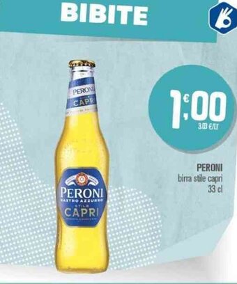 Ottimo Market PERONI birra stile capri 33 cl offerta