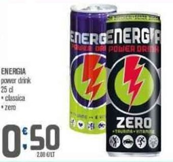 ENERGIA power drink 25 cl