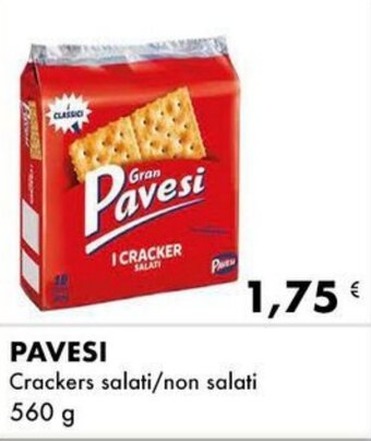 PAVESI Crackers salati/non salati 560 g