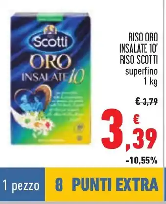 Conad RISO ORO INSALATE 10' RISO SCOTTI 1 kg offerta