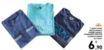 Spazio Conad T-SHIRT UOMO MEZZA MANICA PIERRE CARDIN, GIANMARCO VENTURI O ENRICO COVERI offerta