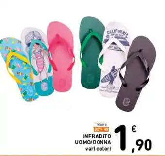 Spazio Conad INFRADITO UOMO/DONNA offerta