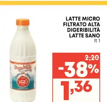 Latte sano latte micro filtrato alta digeribilta