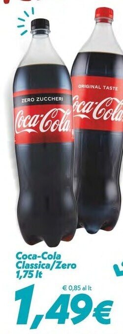 Iper Super Conveniente Coca cola zero offerta