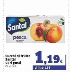 Sigma Santal succhi di frutta offerta