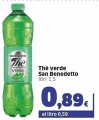 Sigma San benedetto thè verde offerta