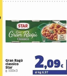 Sigma Star gran ragu classico offerta