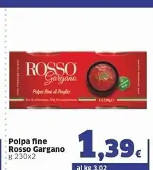 Rosso gargano polo fine