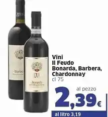Sigma Il feudo vini bonarda , barbera , chardonnay offerta