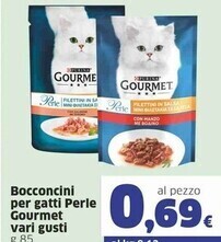 Sigma Purina bocconcini per gatti perle gourmet offerta