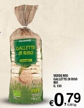 Sigma Verde mio gallette di riso bio g. 130 offerta