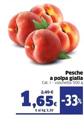 Ok Sigma Pesche a polpa gialla offerta