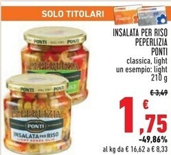 Conad City Ponti insalata per riso peperlizia offerta